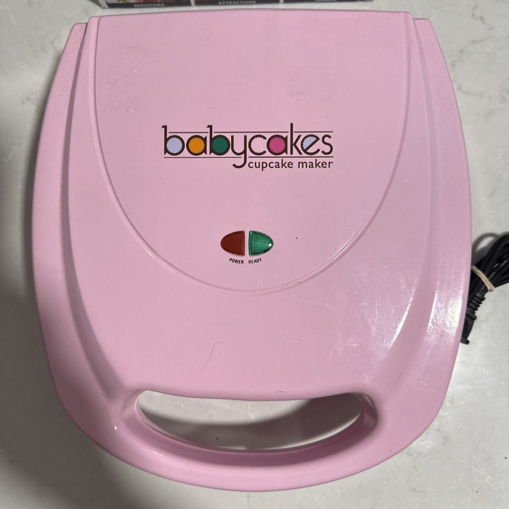Babycakes 12 Full Size Cupcake Maker, Pink, Nonstick automatic Birthday holidays